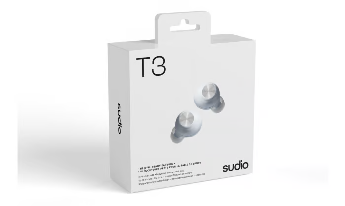 Sudio (Sweden) T3 True Wireless Earbuds (Blue)